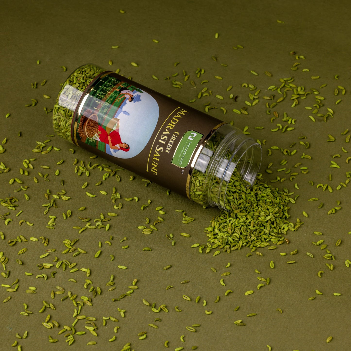 Madrasi Green Saunf - Narmada Foods