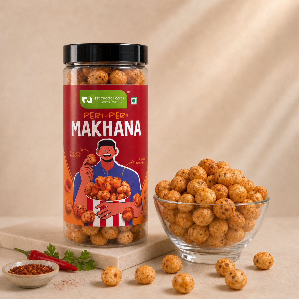 Peri Peri Makhana - Narmada Foods