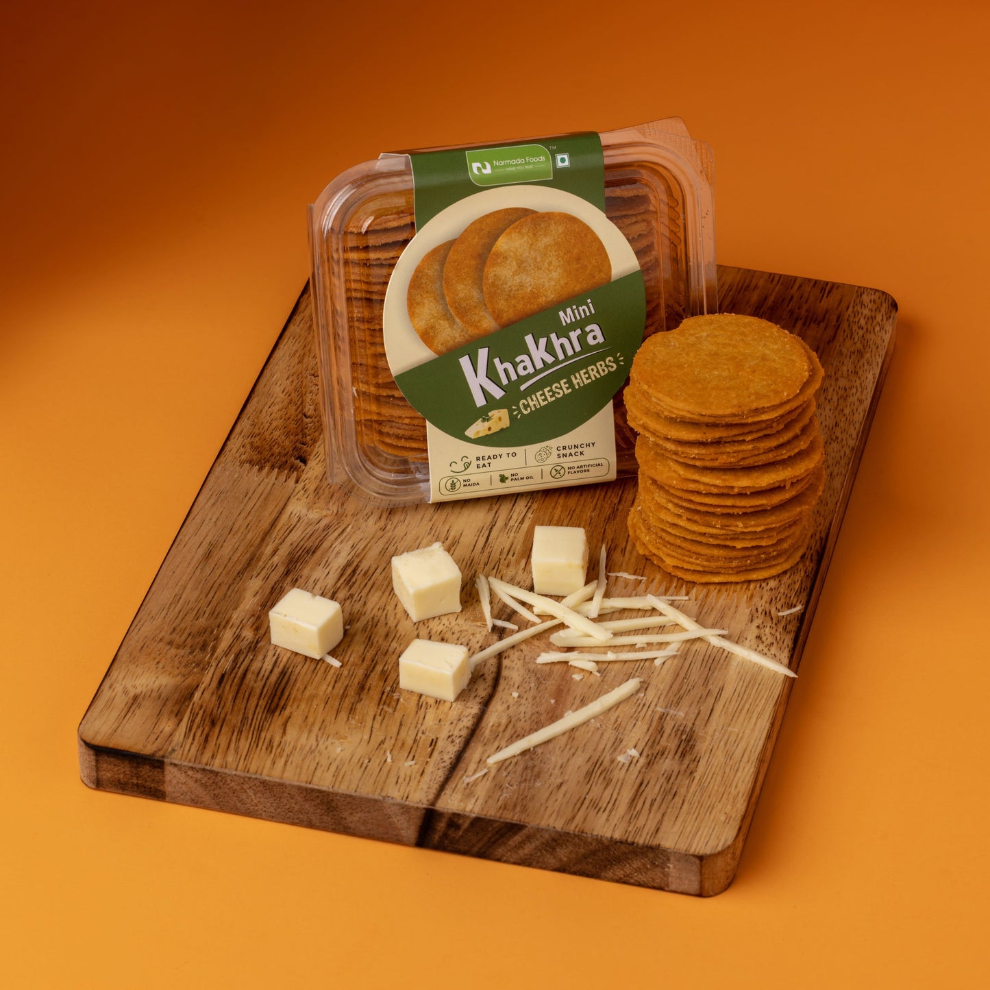 Cheese Herbs Khakhra - Narmada Foods