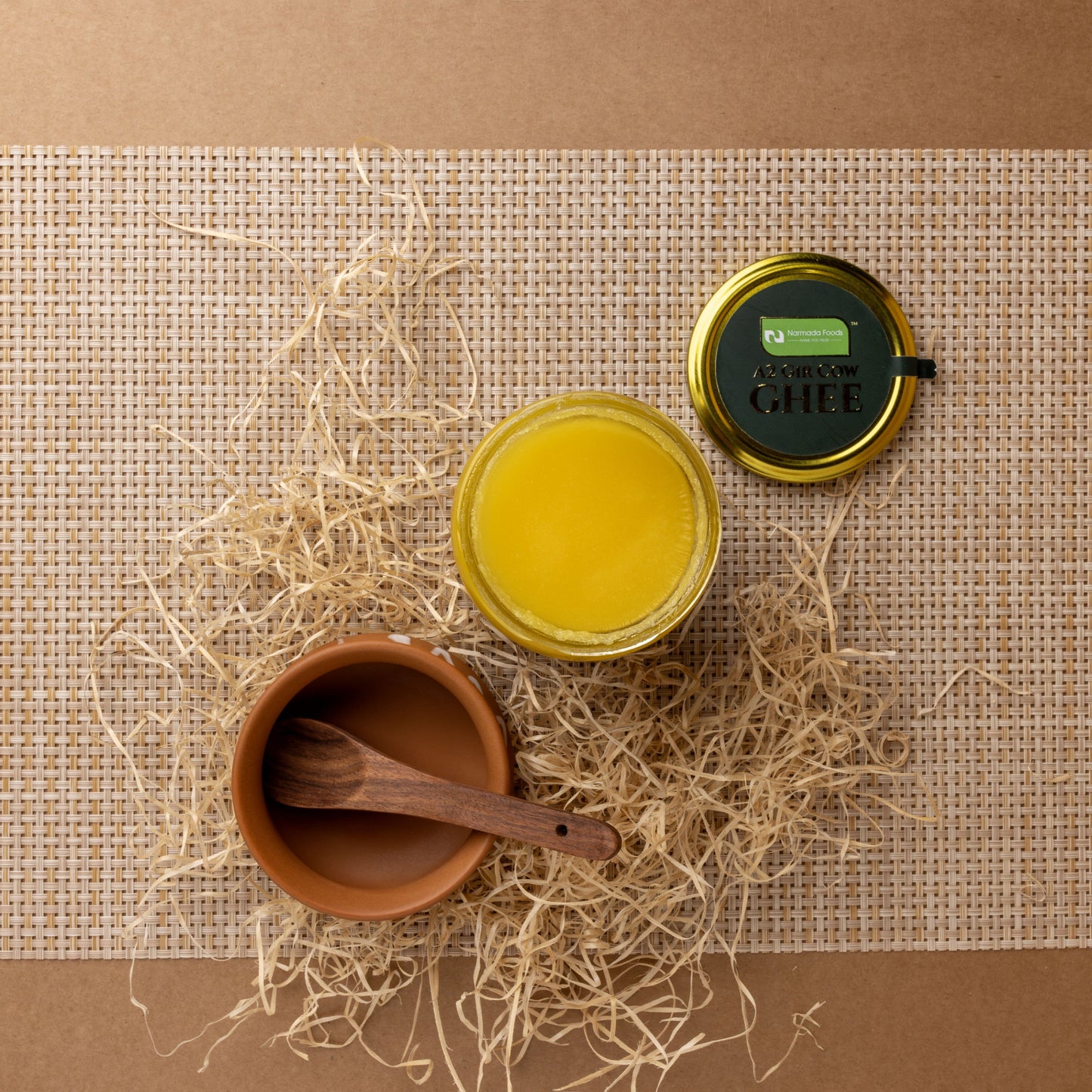 A2 Gir Cow Ghee (500ml) - Narmada Foods