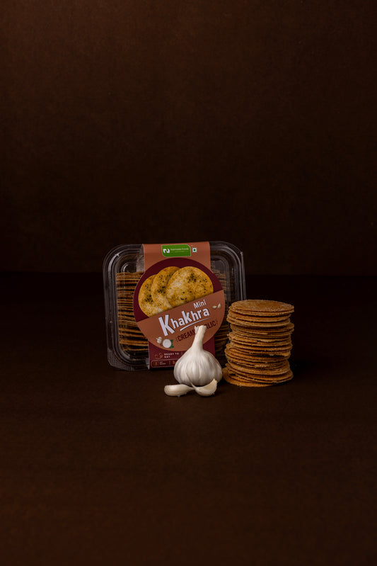 Creamy Garlic Khakhra