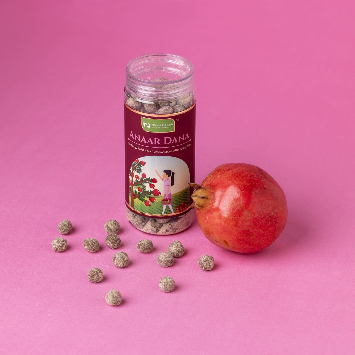 Anaar Dana sweet and tangy pomegranate treat by Narmada Foods