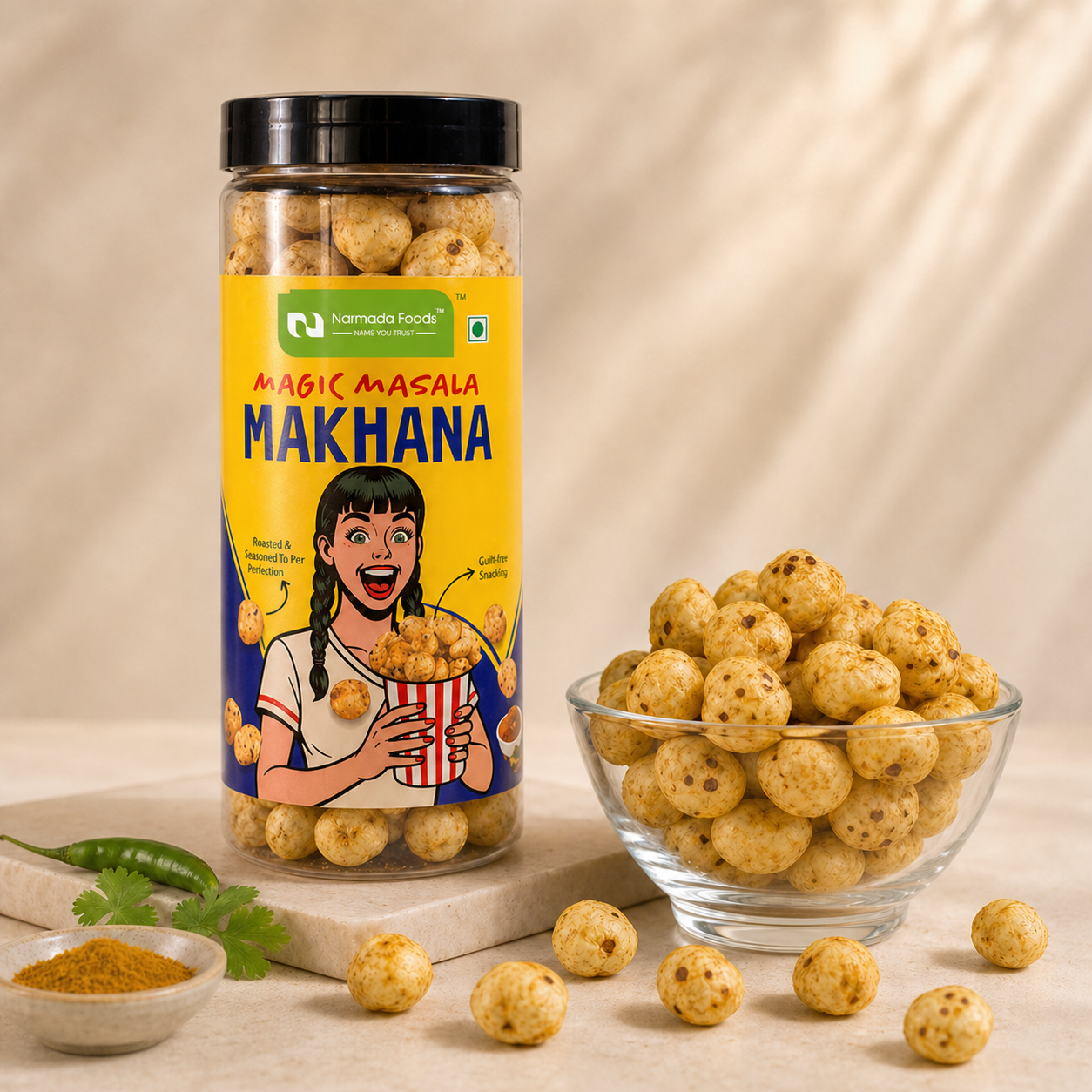 Magic Masala Makhana - Narmada Foods